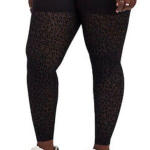 Torrid Leopard Print Mesh Leggings